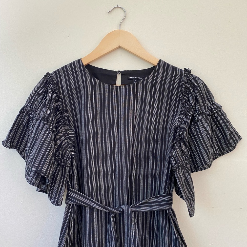 Who What Wear Striped Shift Dress